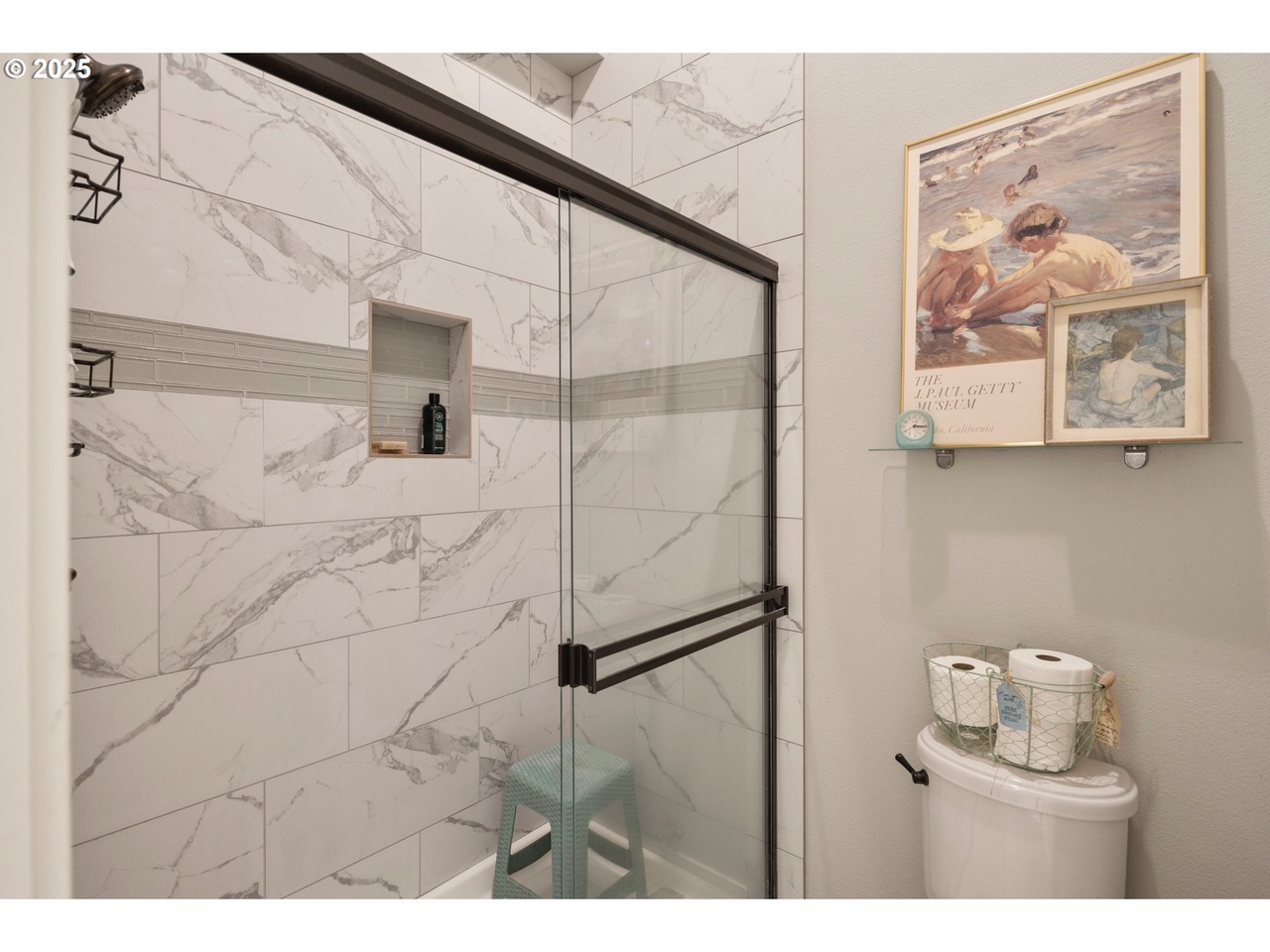 Luxury master bath shower